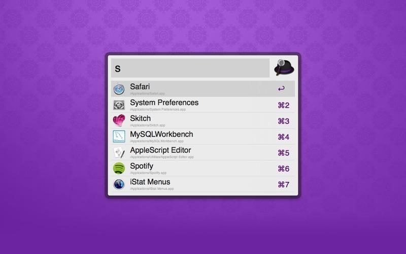 Alfred launcher screenshot