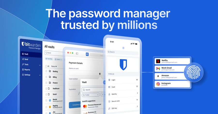 Bitwarden password manager screenshot