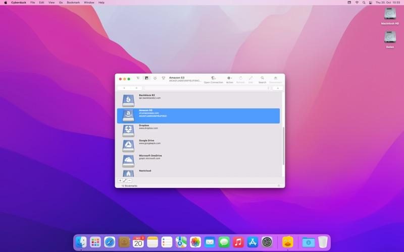 Cyberduck FTP client screenshot