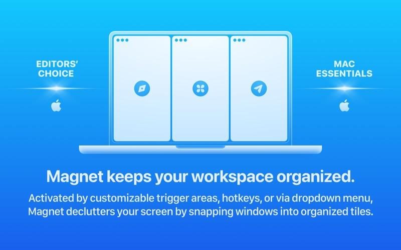 Magnet drag-and-drop window management